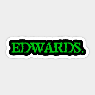 Edwards. Sticker